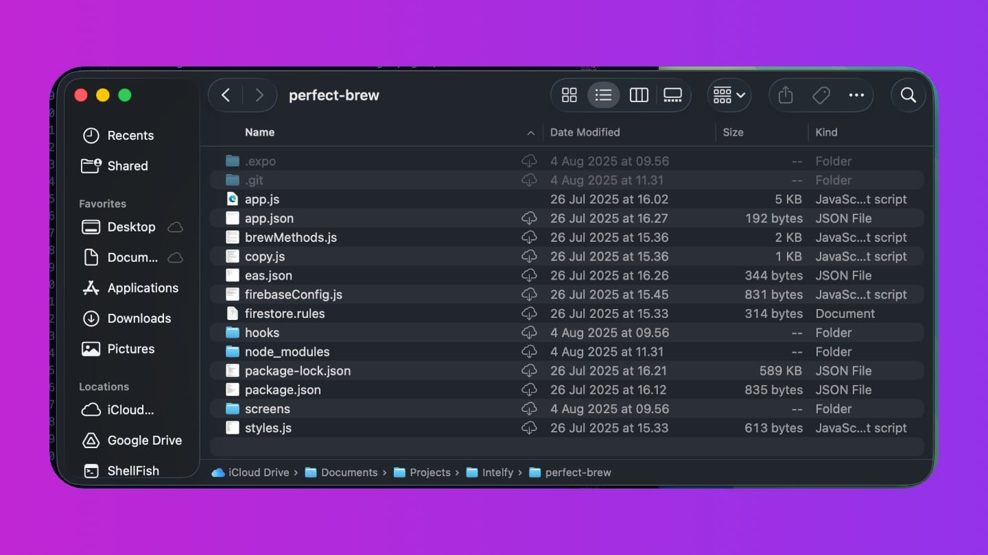 It even organized the individual files for me, so all I had to do was compile and run.